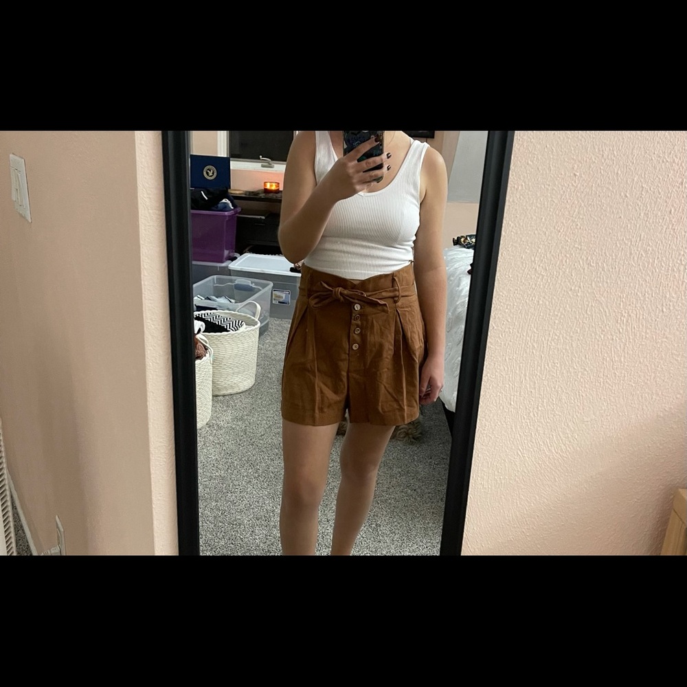 American Threads Fabric Shorts